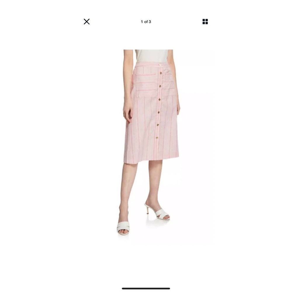 NWT Michael Kors Pink Knee Length Skirt - Picture 11 of 12